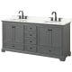 A thumbnail of the Wyndham Collection WCS202072D-QTZ-US3MXX Dark Gray / Giotto Quartz Top / Matte Black Hardware