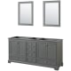 A thumbnail of the Wyndham Collection WCS202072DCXSXXM24 Dark Gray / Polished Chrome Hardware