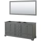 A thumbnail of the Wyndham Collection WCS202072DCXSXXM70 Dark Gray / Polished Chrome Hardware