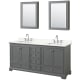 A thumbnail of the Wyndham Collection WCS202072D-QTZ-US3MED Dark Gray / Giotto Quartz Top / Polished Chrome Hardware