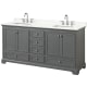 A thumbnail of the Wyndham Collection WCS202072D-QTZ-US3MXX Dark Gray / Giotto Quartz Top / Polished Chrome Hardware