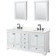 A thumbnail of the Wyndham Collection WCS202072D-QTZ-US3MED White / Giotto Quartz Top / Matte Black Hardware