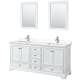 A thumbnail of the Wyndham Collection WCS202072D-QTZ-UNSM24 White / White Quartz Top / Polished Chrome Hardware