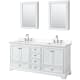 A thumbnail of the Wyndham Collection WCS202072D-QTZ-US3MED White / White Quartz Top / Polished Chrome Hardware