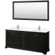 A thumbnail of the Wyndham Collection WCS202080D-QTZ-UNSM70 Dark Espresso / Giotto Quartz Top / Polished Chrome Hardware