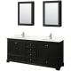 A thumbnail of the Wyndham Collection WCS202080D-QTZ-UNSMED Dark Espresso / Giotto Quartz Top / Polished Chrome Hardware