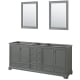 A thumbnail of the Wyndham Collection WCS202080DCXSXXM24 Dark Gray / Polished Chrome Hardware