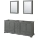 A thumbnail of the Wyndham Collection WCS202080DCXSXXMED Dark Gray / Polished Chrome Hardware
