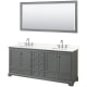 A thumbnail of the Wyndham Collection WCS202080D-QTZ-US3M70 Dark Gray / Giotto Quartz Top / Polished Chrome Hardware