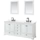 A thumbnail of the Wyndham Collection WCS202080D-QTZ-US3M24 White / White Quartz Top / Matte Black Hardware