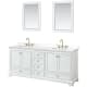 A thumbnail of the Wyndham Collection WCS202080D-QTZ-US3M24 White / White Quartz Top / Brushed Gold Hardware