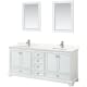 A thumbnail of the Wyndham Collection WCS202080D-QTZ-UNSM24 White / Giotto Quartz Top / Polished Chrome Hardware