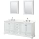 A thumbnail of the Wyndham Collection WCS202080D-QTZ-US3MED White / Giotto Quartz Top / Polished Chrome Hardware
