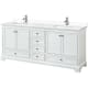 A thumbnail of the Wyndham Collection WCS202080D-VCA-MXX White / White Cultured Marble Top / Polished Chrome Hardware