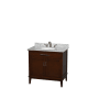 A thumbnail of the Wyndham Collection WCV161636SUNRMXX Dark Chestnut / Carrera Top