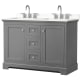 A thumbnail of the Wyndham Collection WCV232348D-QTZ-US3MXX Dark Gray / Giotto Quartz Top / Polished Chrome Hardware