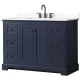 A thumbnail of the Wyndham Collection WCV232348S-QTZ-US3MXX Dark Blue / Giotto Quartz Top / Matte Black Hardware