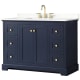 A thumbnail of the Wyndham Collection WCV232348S-QTZ-US3MXX Dark Blue / Giotto Quartz Top / Brushed Gold Hardware
