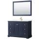 A thumbnail of the Wyndham Collection WCV232348S-VCA-M46 Dark Blue / White Cultured Marble Top / Brushed Gold Hardware