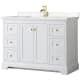A thumbnail of the Wyndham Collection WCV232348S-VCA-MXX White / Carrara Cultured Marble Top / Brushed Gold Hardware