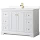 A thumbnail of the Wyndham Collection WCV232348S-VCA-MXX White / White Cultured Marble Top / Brushed Gold Hardware