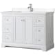 A thumbnail of the Wyndham Collection WCV232348S-VCA-MXX White / Carrara Cultured Marble Top / Polished Chrome Hardware