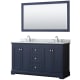 A thumbnail of the Wyndham Collection WCV232360DCMUNOM58 Dark Blue / Polished Chrome Hardware