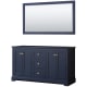 A thumbnail of the Wyndham Collection WCV232360DCXSXXM58 Dark Blue / Brushed Gold Hardware