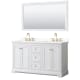 A thumbnail of the Wyndham Collection WCV232360D-QTZ-US3M58 White / Giotto Quartz Top / Brushed Gold Hardware