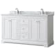 A thumbnail of the Wyndham Collection WCV232360DCMUNOMXX White / White Carrara Marble Top / Polished Chrome Hardware