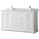 A thumbnail of the Wyndham Collection WCV232360DCMUNSMXX White / White Carrara Marble Top / Polished Chrome Hardware