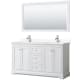 A thumbnail of the Wyndham Collection WCV232360D-VCA-M58 White / White Cultured Marble Top / Polished Chrome Hardware