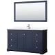 A thumbnail of the Wyndham Collection WCV232360S-VCA-M58 Dark Blue / White Cultured Marble Top / Polished Chrome Hardware
