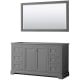 A thumbnail of the Wyndham Collection WCV232360SCXSXXM58 Dark Gray / Polished Chrome Hardware