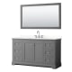 A thumbnail of the Wyndham Collection WCV232360S-QTZ-US3M58 Dark Gray / Giotto Quartz Top / Polished Chrome Hardware
