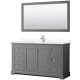 A thumbnail of the Wyndham Collection WCV232360S-VCA-M58 Dark Gray / White Cultured Marble Top / Polished Chrome Hardware