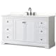 A thumbnail of the Wyndham Collection WCV232360S-QTZ-US3MXX White / White Quartz Top / Matte Black Hardware