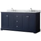 A thumbnail of the Wyndham Collection WCV232372DCMUNOMXX Dark Blue / Polished Chrome Hardware