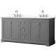 A thumbnail of the Wyndham Collection WCV232372D-QTZ-US3MXX Dark Gray / Giotto Quartz Top / Polished Chrome Hardware