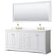 A thumbnail of the Wyndham Collection WCV232372D-QTZ-US3M70 White / Giotto Quartz Top / Brushed Gold Hardware