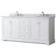 A thumbnail of the Wyndham Collection WCV232372DCMUNOMXX White / White Carrara Marble Top / Polished Chrome Hardware