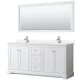 A thumbnail of the Wyndham Collection WCV232372D-VCA-M70 White / White Cultured Marble Top / Polished Chrome Hardware