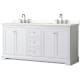 A thumbnail of the Wyndham Collection WCV232372D-QTZ-US3MXX White / White Quartz Top / Polished Chrome Hardware