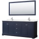 A thumbnail of the Wyndham Collection WCV232380D-VCA-M70 Dark Blue / Carrara Cultured Marble Top / Polished Chrome Hardware