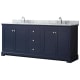 A thumbnail of the Wyndham Collection WCV232380DCMUNOMXX Dark Blue / Polished Chrome Hardware