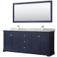 A thumbnail of the Wyndham Collection WCV232380DCMUNSM70 Dark Blue / Polished Chrome Hardware