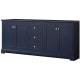 A thumbnail of the Wyndham Collection WCV232380DCXSXXMXX Dark Blue / Polished Chrome Hardware