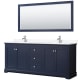 A thumbnail of the Wyndham Collection WCV232380D-VCA-M70 Dark Blue / White Cultured Marble Top / Polished Chrome Hardware