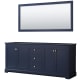 A thumbnail of the Wyndham Collection WCV232380DCXSXXM70 Dark Blue / Brushed Gold Hardware