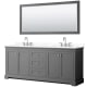 A thumbnail of the Wyndham Collection WCV232380D-QTZ-US3M70 Dark Gray / Giotto Quartz Top / Polished Chrome Hardware